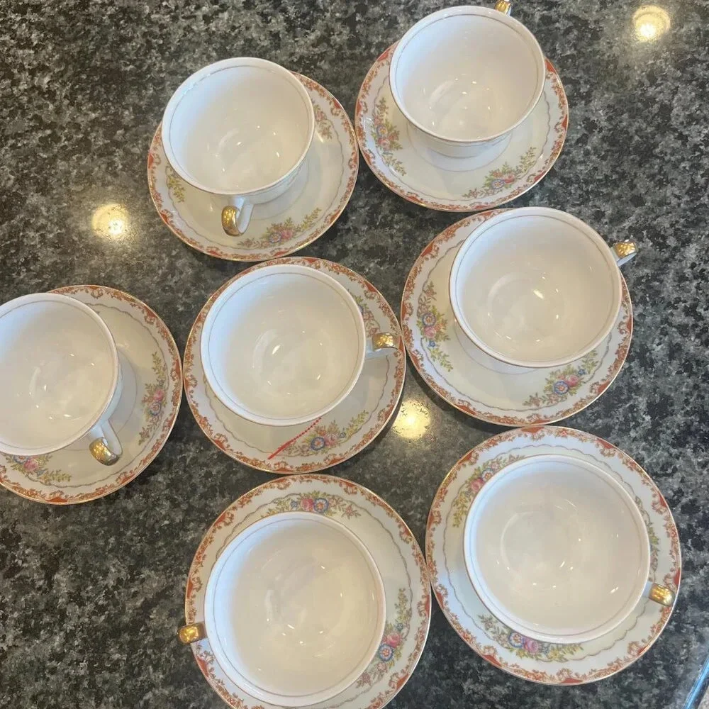 Vintage GRACE CHINA made in Japan Cup & Saucer Set 2PCS Great condition